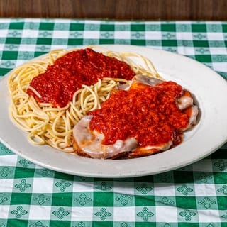 Two Eggplant Parmigiana