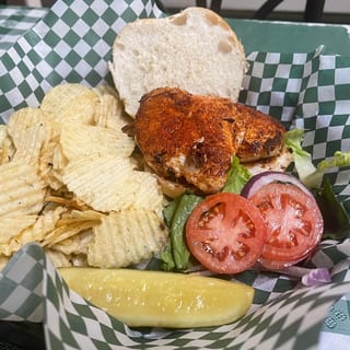 Two Blackened Chicken Sandwich