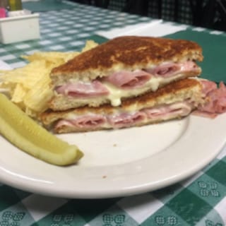 Grilled Ham & Swiss Sandwich