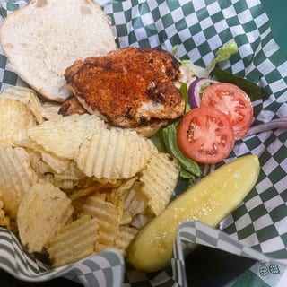 One Blackened Chicken Sandwich