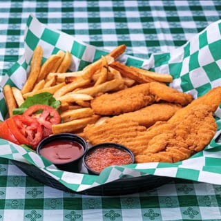 5 Pieces Crispy Chicken Finger Platter
