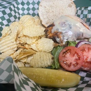 One Breast Blackened Chicken Sandwich with Cheese